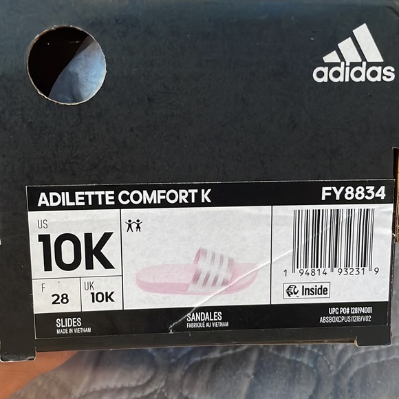 Adidas Girls Adilette Slides - Picture 5 of 5